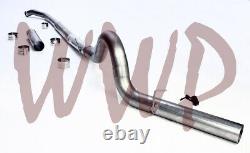 Stainless Steel 5Back Exhaust System Kit For 03-04 Dodge Ram Turbo Cummins 5.9L