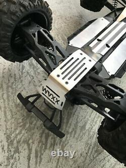 Stainless Steel Bumper Chassis Armor Protection Skid Plate TRAXXAS X-Maxx 6s 8s