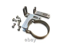 Stainless Steel Chrome Beacon and Air Horn Clamp For Truck Roof Light Bar 63mm