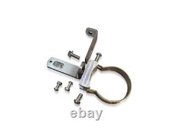 Stainless Steel Chrome Beacon and Air Horn Clamp For Truck Roof Light Bar 63mm