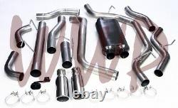 Stainless Steel Dual 3 Cat Back Exhaust System For 14-21 Dodge Ram 2500 6.4L V8