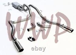 Stainless Steel Dual CatBack Exhaust System Kit 04-05 Dodge Ram 1500 5.7L Hemi