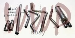 Stainless Steel Dual Cat Back Exhaust Muffler System 04-08 Ford F150 4.6L & 5.4L