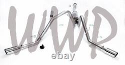 Stainless Steel Dual Side Exit CatBack Exhaust System 09-10 Ford F150 4.6L/5.4L