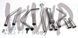 Stainless Steel Dual Side Exit CatBack Exhaust System 09-10 Ford F150 4.6L/5.4L