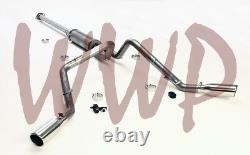 Stainless Steel Dual Side Exit Cat Back Exhaust System 05-15 Toyota Tacoma 4.0L