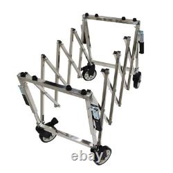 Stainless Steel Flexible Funeral Church Truck with 4 Handle Length Adjustable