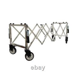 Stainless Steel Flexible Funeral Church Truck with 4 Handle Length Adjustable