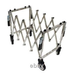Stainless Steel Flexible Funeral Church Truck with 4 Handle Length Adjustable