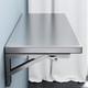 Stainless Steel Folding Wall Shelf 23.6x16in For Kitchen, Garage, Food Truck