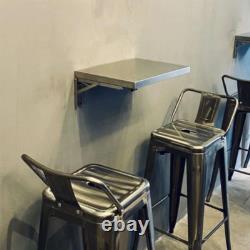 Stainless Steel Folding Wall Shelf 23.6x16in for Kitchen, Garage, Food Truck