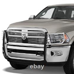 Stainless Steel Front Bumper Headlight/grille Brush Guard For 10-18 Ram Truck