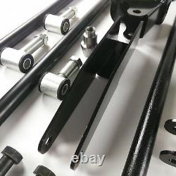 Stainless Steel HD Parallel Full Size Universal 4 Link Kit with Shock Hardware