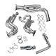 Stainless Steel Headers Pipe Gasket Fit Chevy Gmt800 V8 Engine Truck