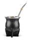 Stainless Steel & Leather Truck Yerba Mate Gourd