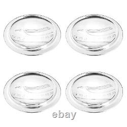 Stainless Steel Logo Hub Cap Wheel Covers Set of 4 Fits 1941-48 Chevy Car Truck