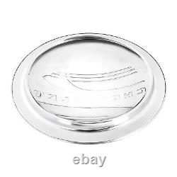 Stainless Steel Logo Hub Cap Wheel Covers Set of 4 Fits 1941-48 Chevy Car Truck