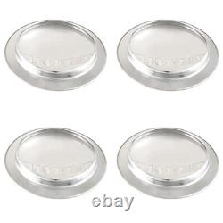 Stainless Steel Logo Hub Cap Wheel Covers Set of 4 Fits 1947-53 Chevy Truck