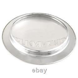 Stainless Steel Logo Hub Cap Wheel Covers Set of 4 Fits 1947-53 Chevy Truck