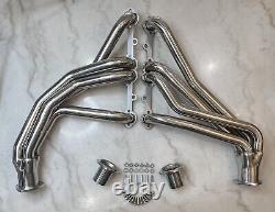 Stainless Steel Long Tube Headers for 67-87 Chevy and GMC Pickup Trucks with SBC