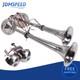 Stainless Steel Marine Electric Twin Trumpet Horn 12v Fits Boat Yacht Truck Car