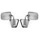Stainless Steel Mirror Assembly Pair For 81-87 Chevy Gmc Pickup Blazer Jimmy