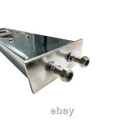 Stainless Steel Mud Flap Hanger Bar with LED Tail Light for Semi Trucks Waterproof