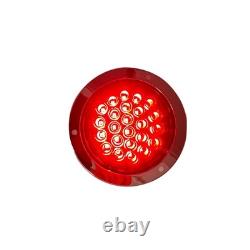 Stainless Steel Mud Flap Hanger Bar with LED Tail Light for Semi Trucks Waterproof