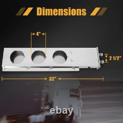 Stainless Steel Mud Flap Hanger with Spring Loaded Rear Bar for Semi Trucks
