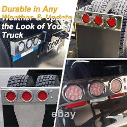 Stainless Steel Mud Flap Hanger with Spring Loaded Rear Bar for Semi Trucks