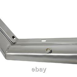 Stainless Steel Mud Flap Hangers Angled 1 Pair 2.5 Semi Truck Spring Loaded