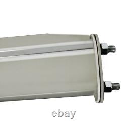 Stainless Steel Mud Flap Hangers Angled 1 Pair 2.5 Semi Truck Spring Loaded