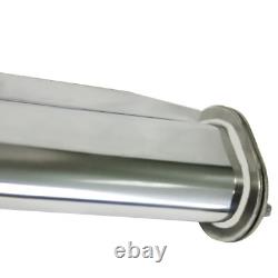 Stainless Steel Mud Flap Hangers Angled 1 Pair 2.5 Semi Truck Spring Loaded