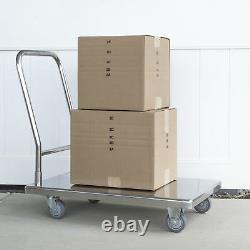 Stainless Steel Platform Truck 500 lbs Capacity