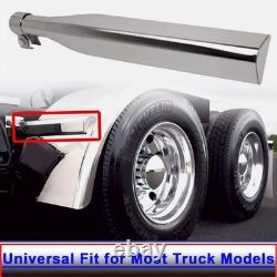 Stainless Steel Quarter Fender Bracket with Mounting Kit for Trucks Fits Singl