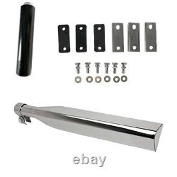 Stainless Steel Quarter Fender Bracket with Mounting Kit for Trucks Fits Singl