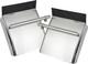 Stainless Steel Quarter Fender Set (24x24), Semi Truck With Mounting Tube