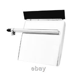 Stainless Steel Quarter Fender Set (24x24), Semi Truck With Mounting Tube