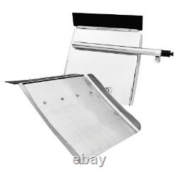 Stainless Steel Quarter Fender Set (24x24), Semi Truck With Mounting Tube