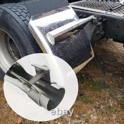 Stainless Steel Quarter Fender Tube Bracket Triangle for Semi Truck