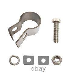 Stainless Steel Quarter Fender Tube Bracket Triangle for Semi Truck
