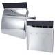 Stainless Steel Quarter Fenders For Semi Truck 24x24, Tube Bracket & Mounting
