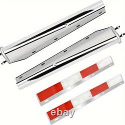 Stainless Steel Semi Truck Mud Flap Hangers, Heavy Duty Pair