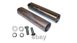 Stainless Steel Semi Truck Quarter Fender Kit With Bracket Set, 24 X 24