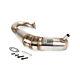 Stainless Steel Silenced Exhaust Pipe For 1/5 Rovan Lt Km X2 Losi 5ive-t Truck