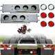 Stainless Steel Spring Mud Flap Bar Led Tail Light Waterproof For Truck Trailer