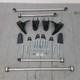 Stainless Steel Triangulated Full Size 4 Link Kit For 1960-1963 Chevrolet Truck