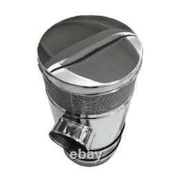 Stainless Steel Truck 15 Air Cleaner vortox style strap mount Peterbilt 379 389