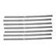 Stainless Steel Truck Bed Floor Mounting Strip Set For Short Bed Stepside