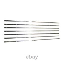 Stainless Steel Truck Bed Floor Mounting Strip Set For Short Bed Stepside
